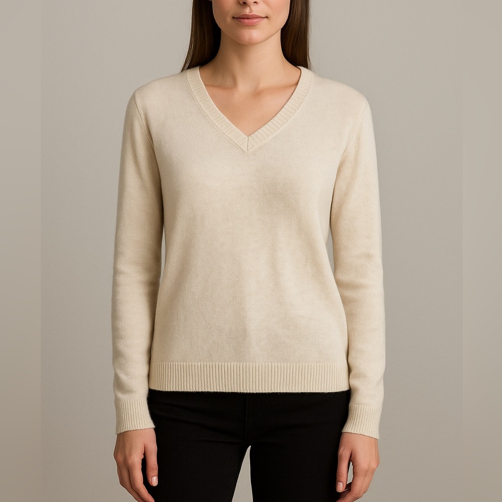 Jenni Kayne Sweater Linen Cashmere Pullover Jumper